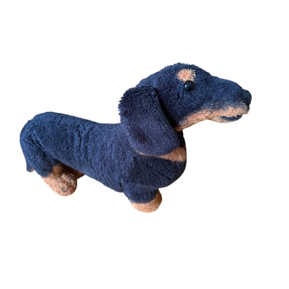 Melissa and Doug Black‎ & Tan Dachshund Plush Stuffed Dog Wiener Dog Soft Toy